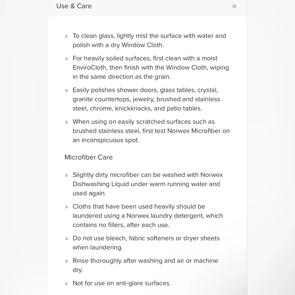 Norwex Window Cloth - Windows Pattern - Picture 4 of 5